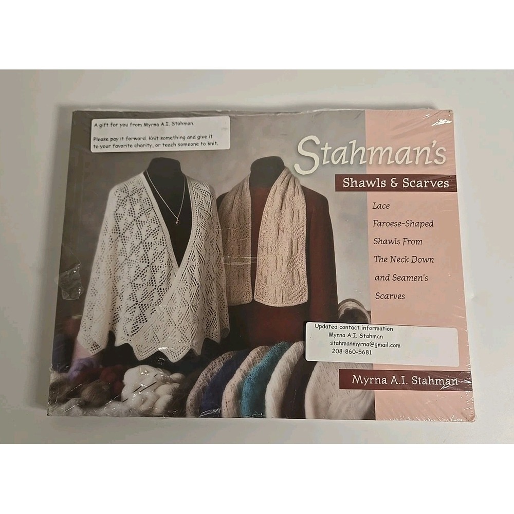 Stahman's Shawls and Scarves: Lace Faroese-Shaped Shawls Knitting Patterns - NEW